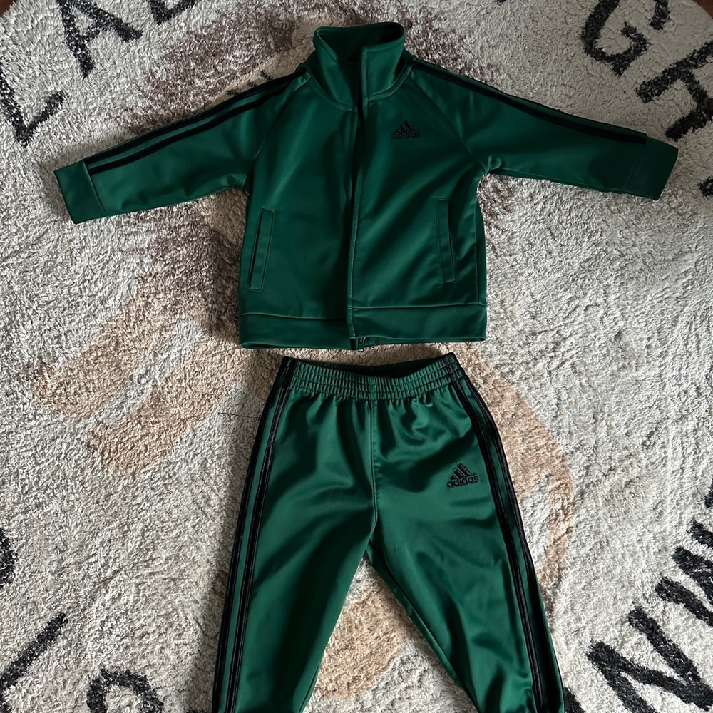 Adidas baby/ toddler tracksuit. 12 months.